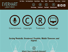 Tablet Screenshot of everhartlawfirm.com